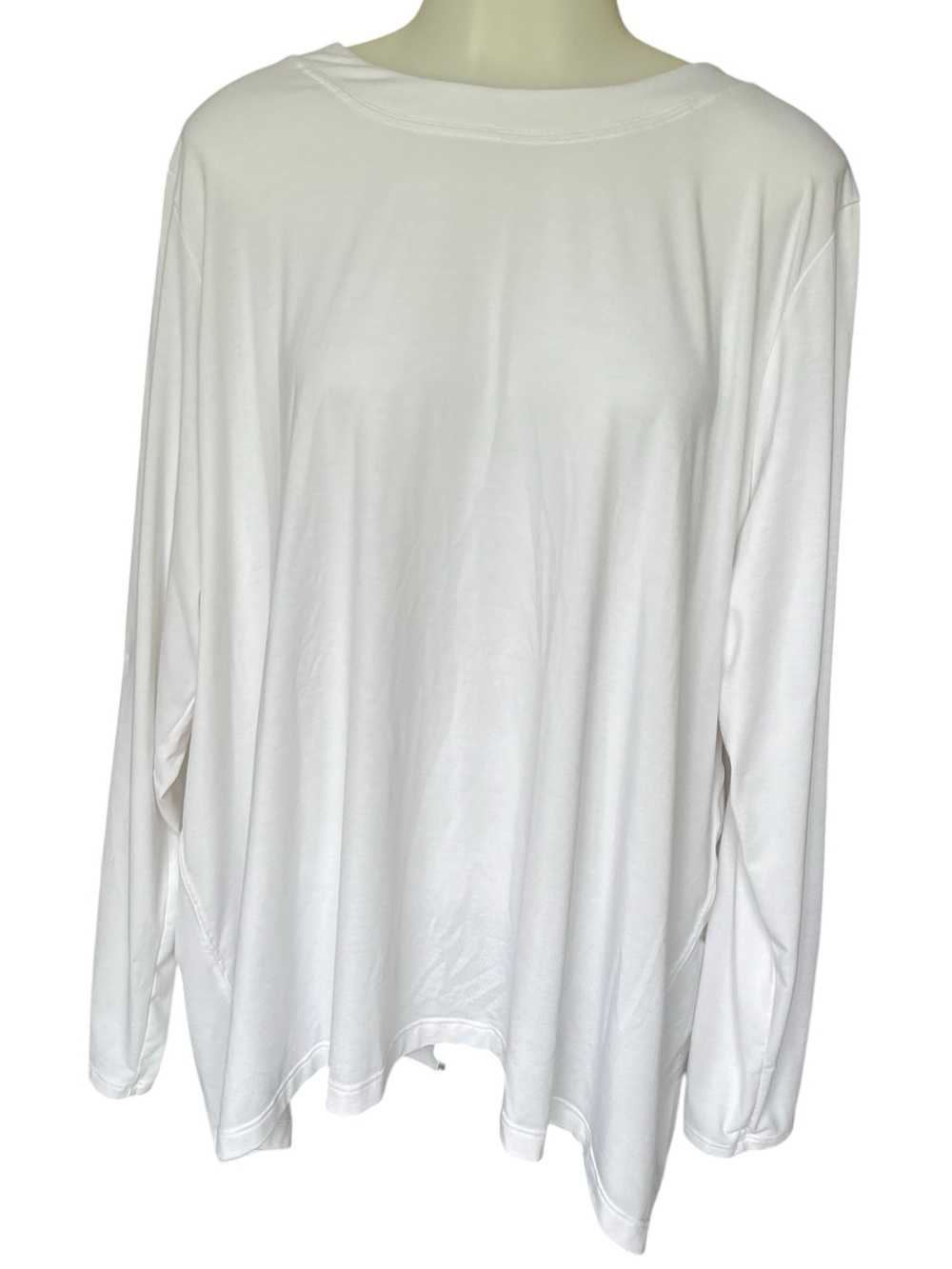 1X Athleta white Long Sleeve Tee 2023